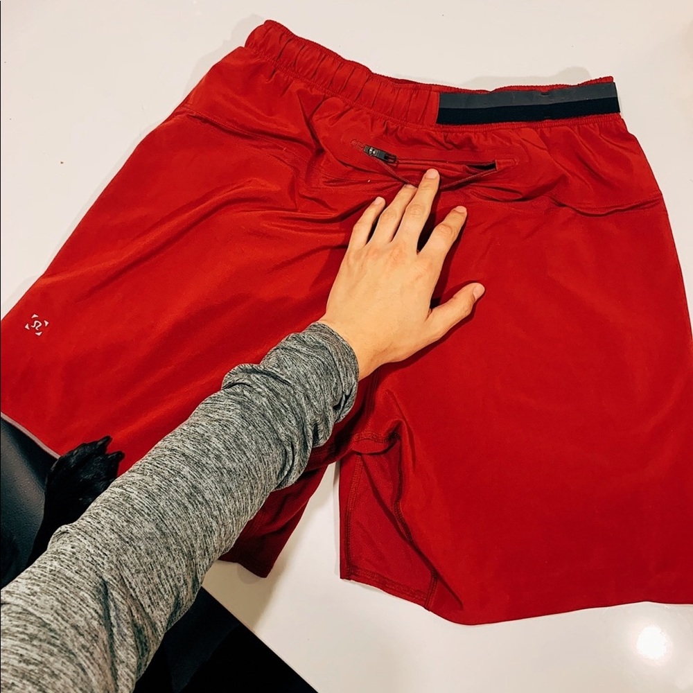 Lululemon mens liner-less shorts